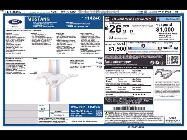 2026 Ford Mustang EcoBoost