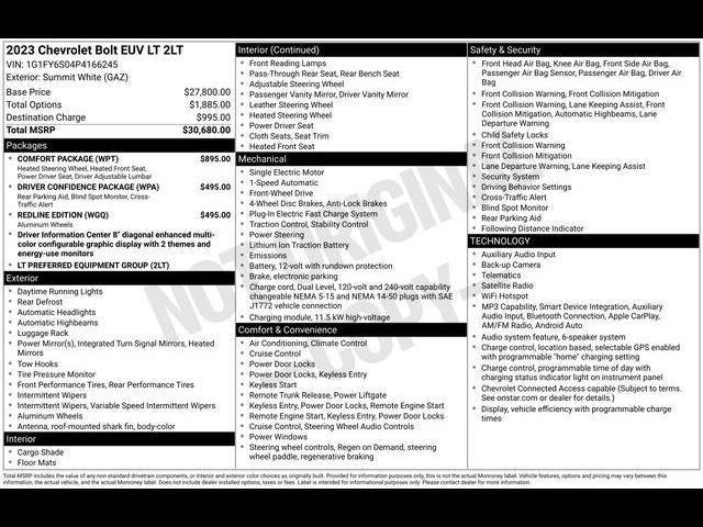 2023 Chevrolet Bolt EUV LT Redline