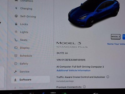 2021 Tesla Model 3 Standard Range Plus