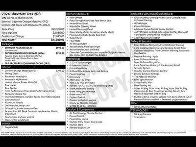 2024 Chevrolet Trax 2RS
