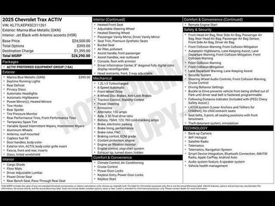2025 Chevrolet Trax ACTIV