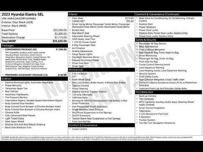 2023 Hyundai Elantra SEL