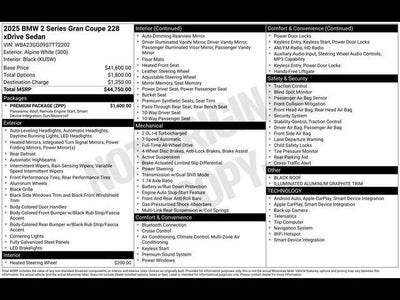 2025 BMW 2 Series 228 xDrive