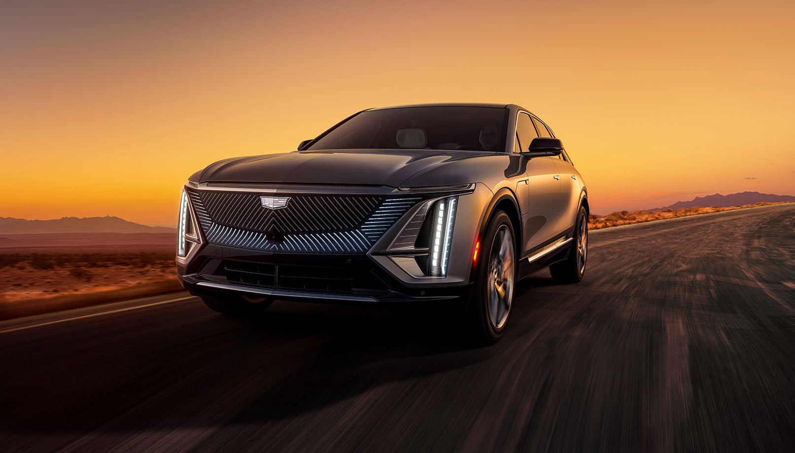 Vehicle running on road