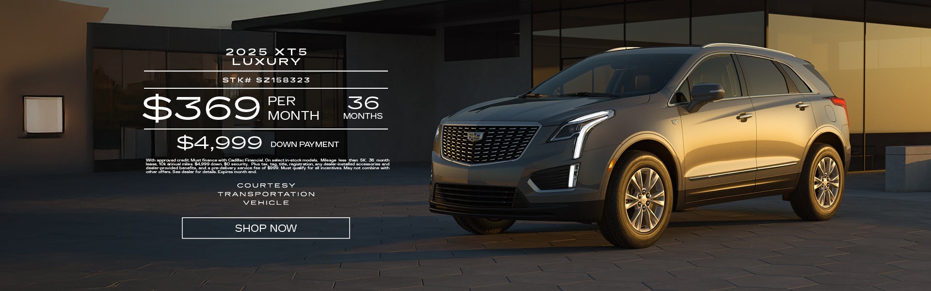 Courtesy 2025 XT5 Luxury
