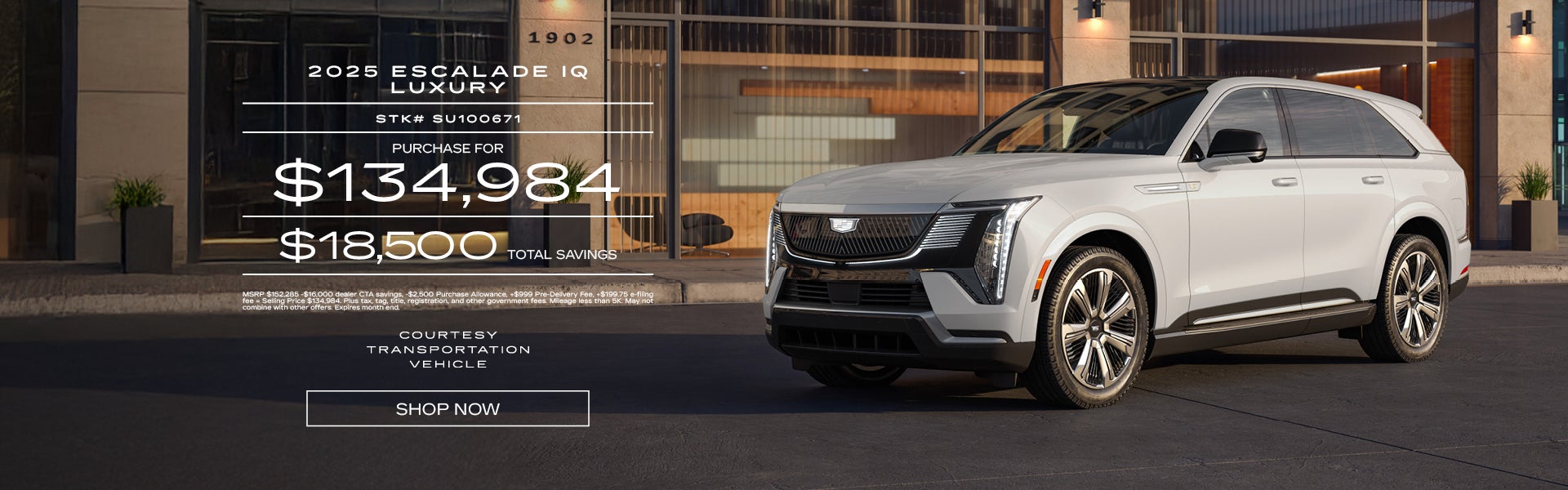 Courtesy 2025 Escalade IQ Luxury