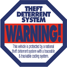 Theft Deterrent warning | Ed Morse Cadillac Brandon FL in Brandon FL